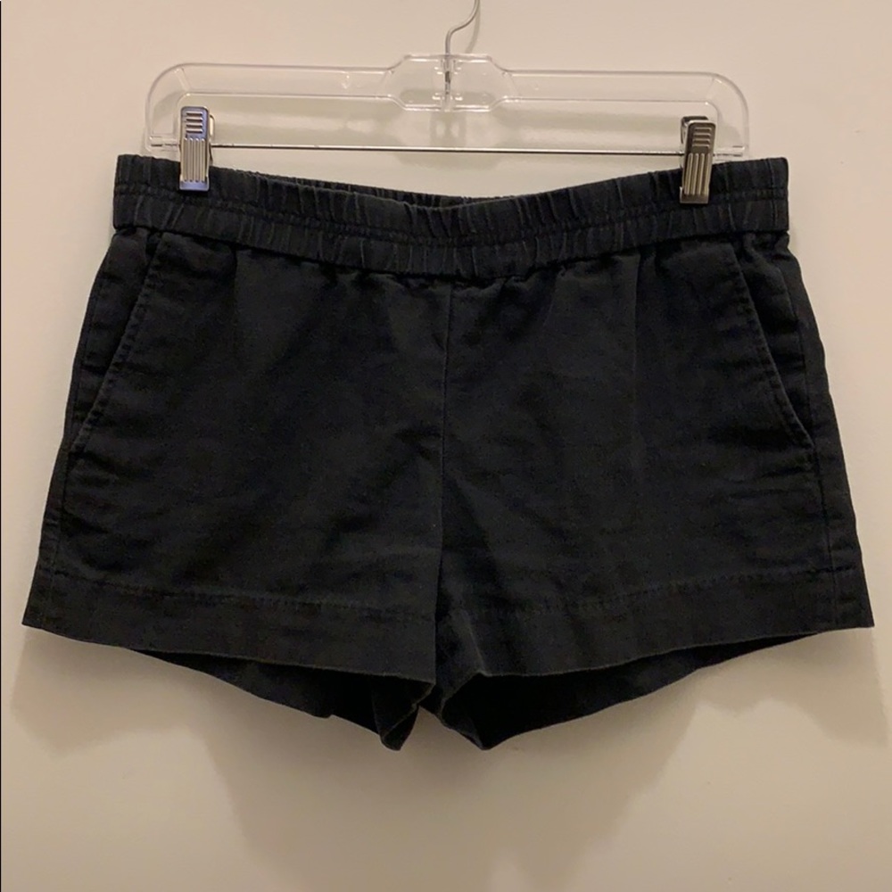 J. Crew Factory black 3" pull on shorts